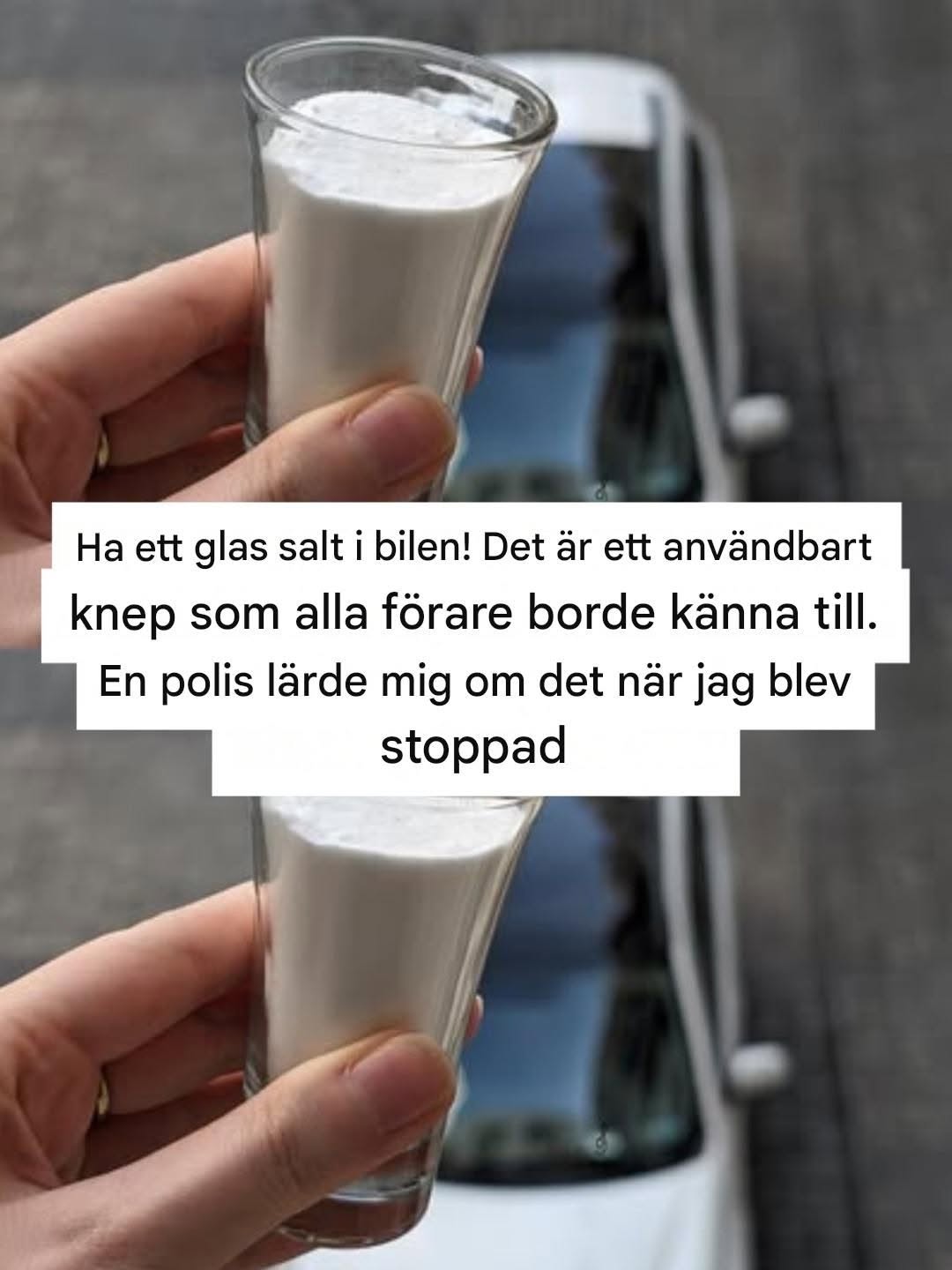 Lägg ett glas salt i din bil: Det överraskande, vetenskapligt baserade knepet varje förare behöver känna till