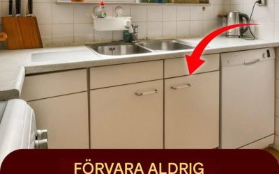 5 saker du aldrig bör lägga under diskbänken i köket