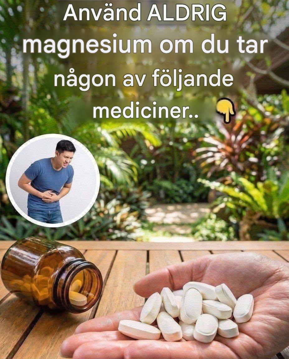 Är det säkert att ta magnesiumtillskott om du tar dessa vanliga läkemedel?