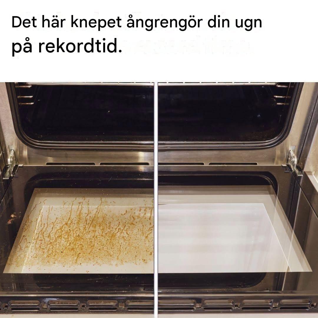 Ett enkelt knep för att rengöra ugnsluckans glas: Glittrande resultat utan starka kemikalier