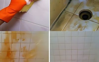 Ett bra knep för att rengöra badrumskakel från tvålskum och vattenstenar.