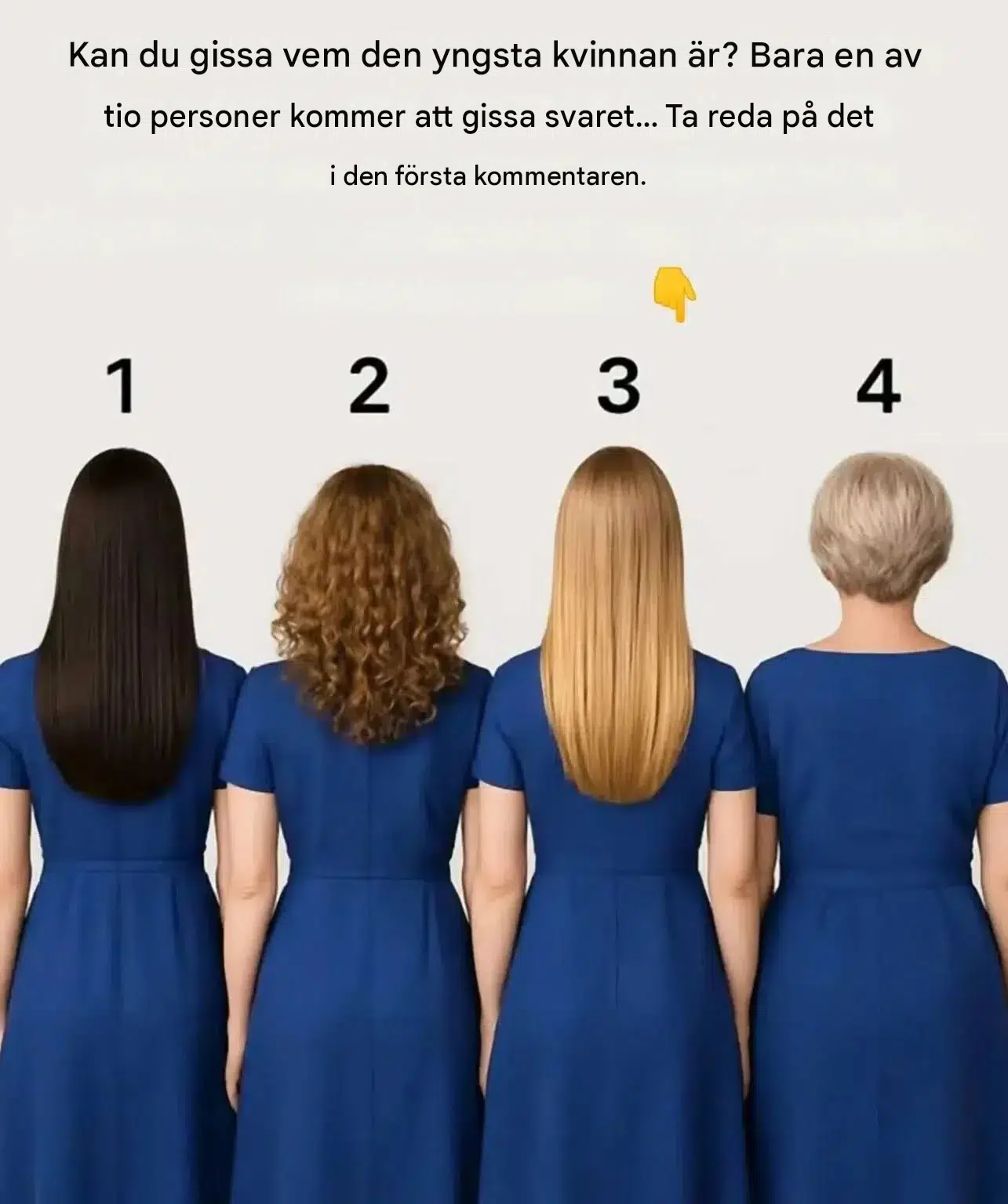 Visuell utmaning: Kan du se den yngsta personen vid första anblicken?
