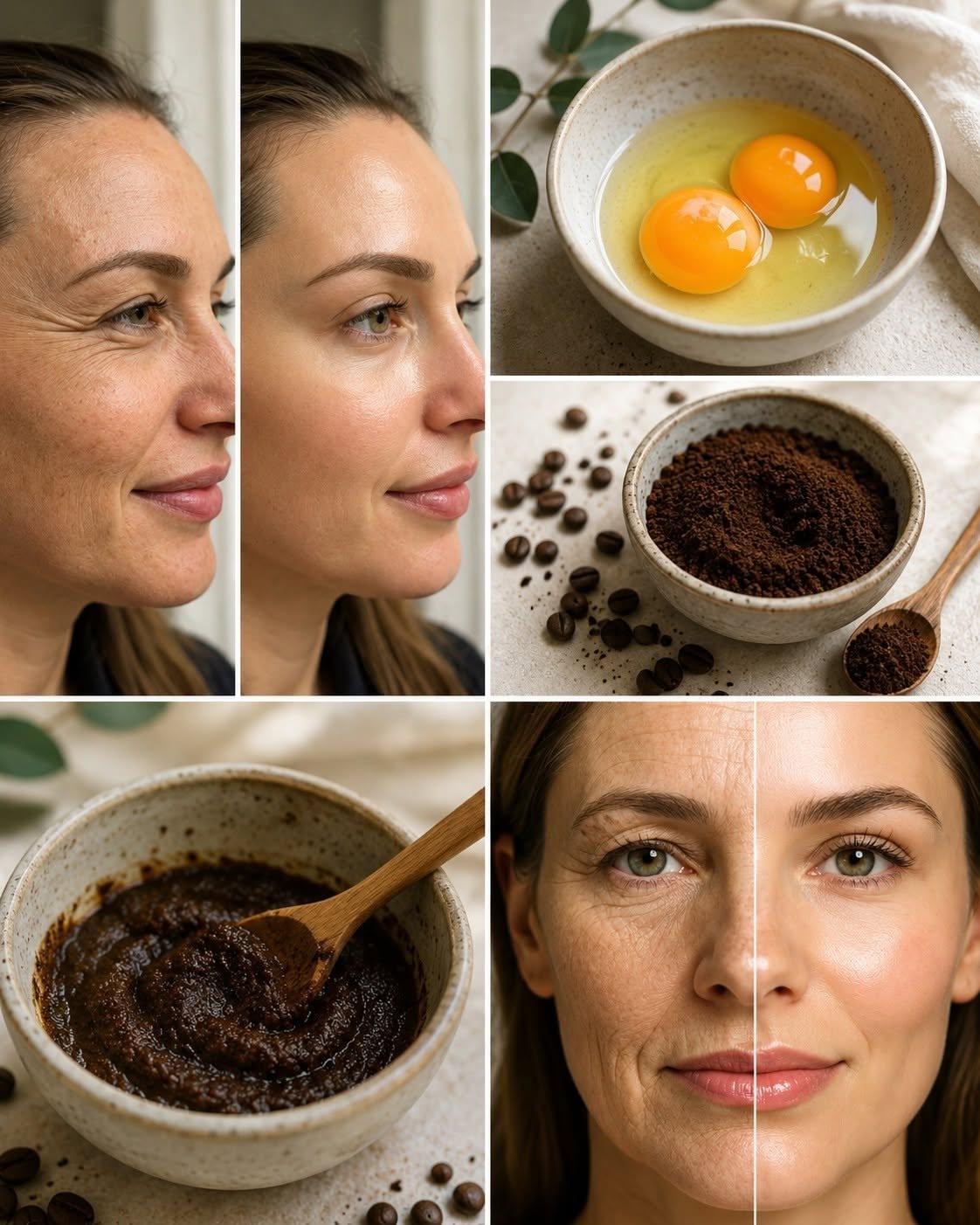 Detta ägg- och kaffeskönhetsknep är den glödande hemligheten som alla behöver!