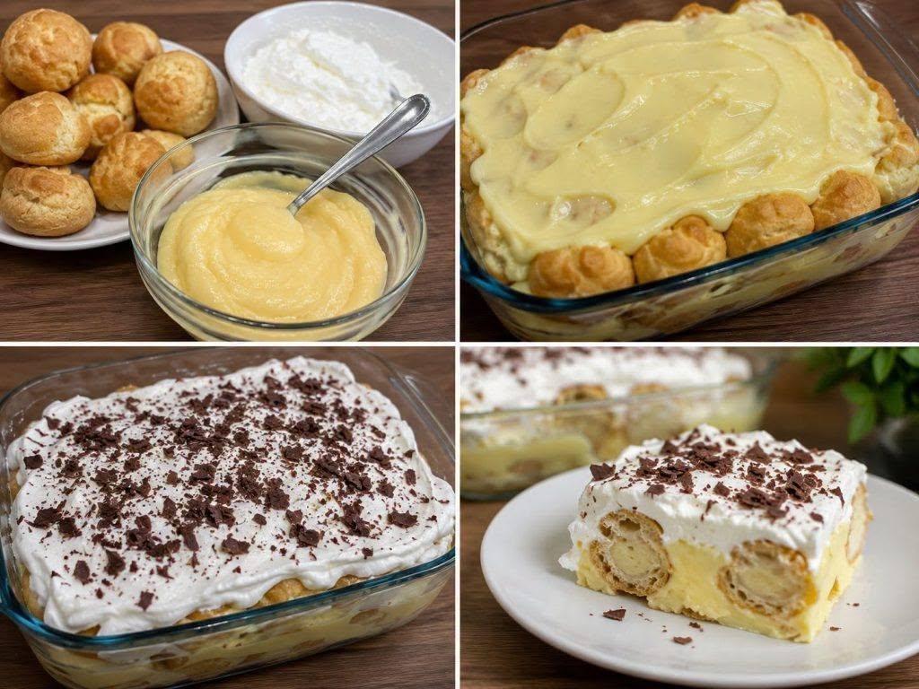 Chouxdegsdessert på bara 10 minuter – Lätt, krämig och klar på ett ögonblick