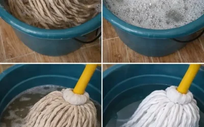 En väldigt smutsig mopp, köp den inte igen: en droppe av denna ingrediens och den blir som ny igen