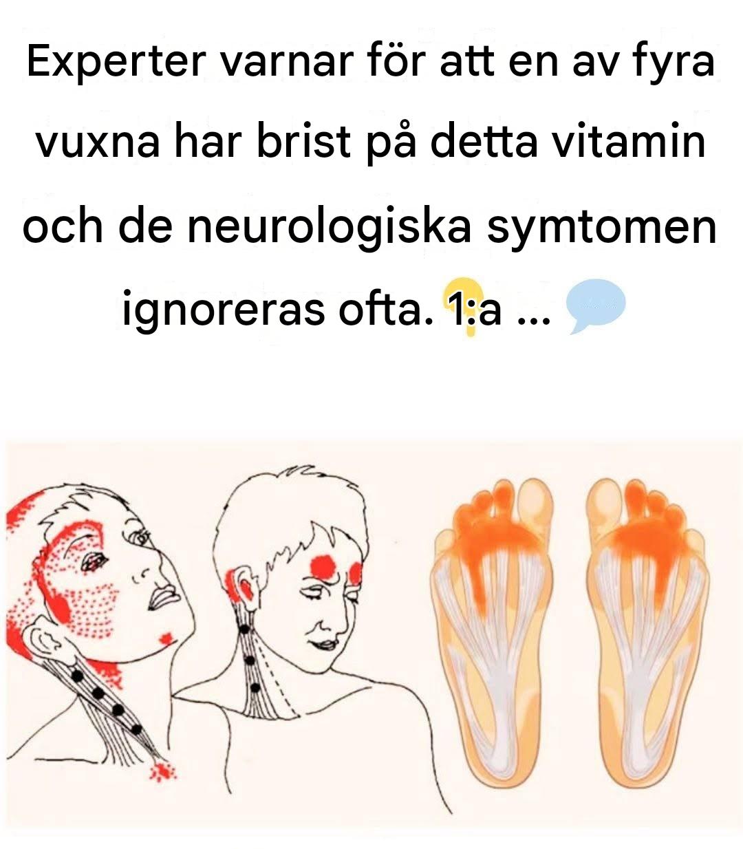 Ignorera inte dessa varningstecken på vitamin B12-brist!