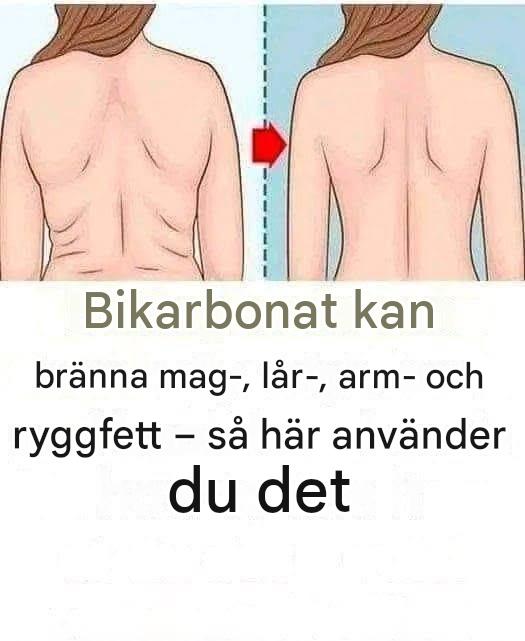 3 recept med bikarbonat för att bränna magfett