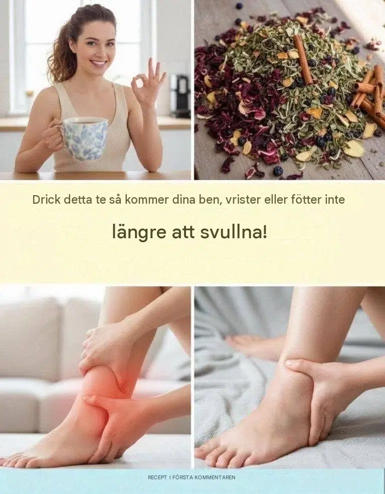 Te för svullna ben: ett naturligt botemedel mot vätskeretention och cirkulationsproblem.