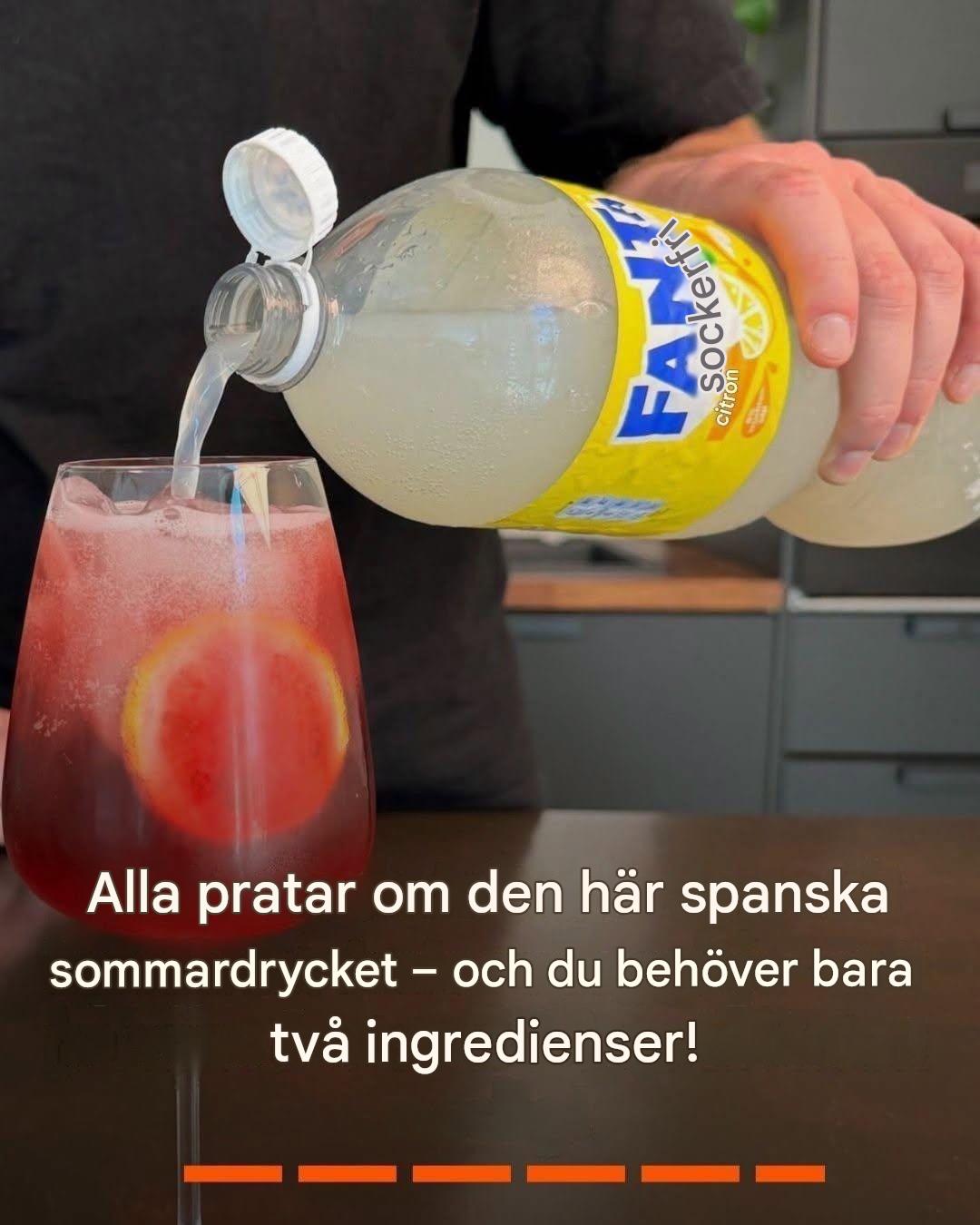 Alla pratar om den här spanska sommardrycket – och du behöver bara två ingredienser!
