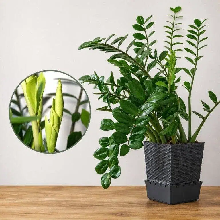 Bara 3 matskedar räcker så kommer din Zamioculcas att få massor av nya blad!