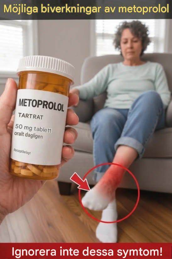 Metoprolol: Det goda, det dåliga och det fula – Din enkla guide till 10 vanliga biverkningar