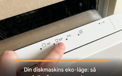Eko-läge på din diskmaskin: så här fungerar det och hur mycket pengar du sparar per år