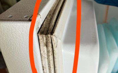 Hur man rengör svartmögel från en kylskåpspackning på några minuter