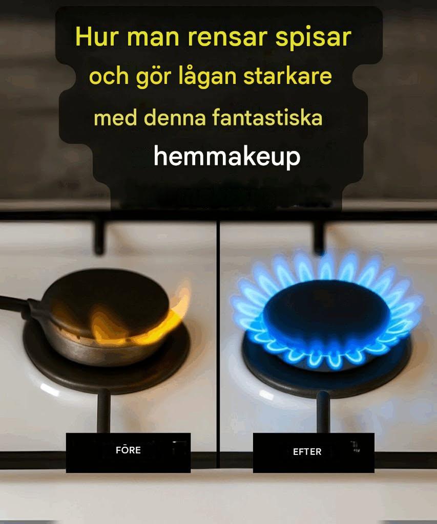 Hur man rensar spisventiler och gör lågan starkare med detta hemlagade trick