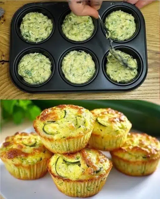 Ost-zucchini-muffins
