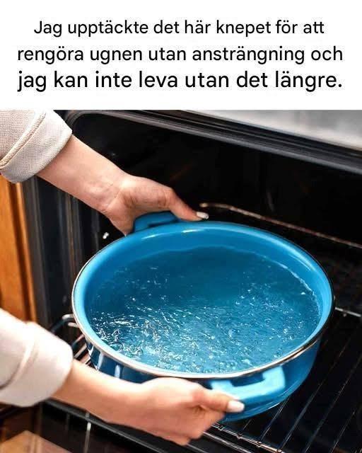 Jag upptäckte det här knepet för att rengöra ugnen, och jag kan inte leva utan det!