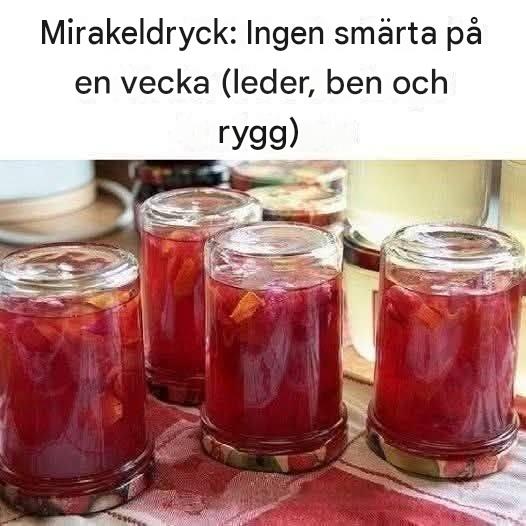 Mirakeldryck: Ingen smärta på en vecka (leder, ben och rygg)